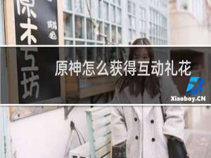 原神怎么获得互动礼花