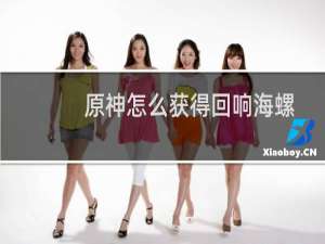 原神怎么获得回响海螺