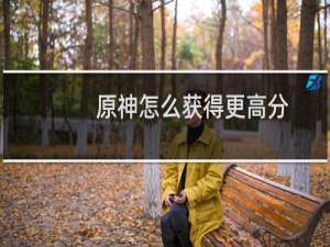 原神怎么获得更高分