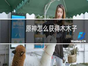 原神怎么获得木木子