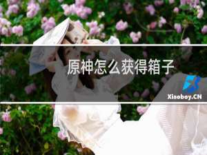 原神怎么获得箱子