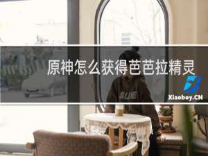 原神怎么获得芭芭拉精灵