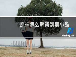 原神怎么解锁到期小岛