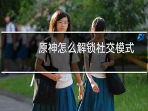 原神怎么解锁社交模式