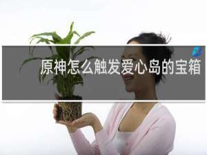 原神怎么触发爱心岛的宝箱
