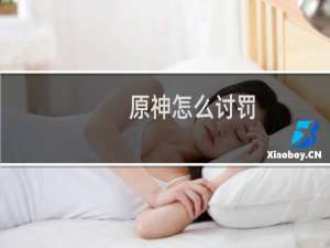 原神怎么讨罚