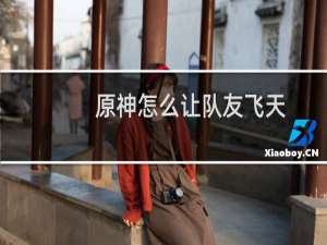 原神怎么让队友飞天