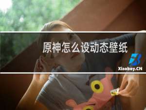 原神怎么设动态壁纸
