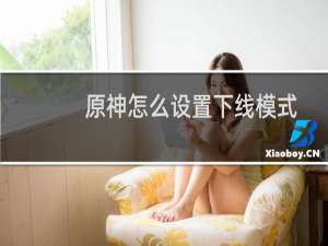 原神怎么设置下线模式