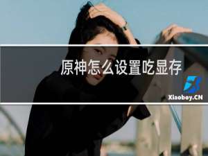 原神怎么设置吃显存
