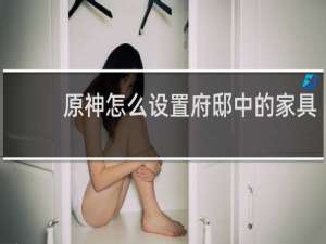 原神怎么设置府邸中的家具