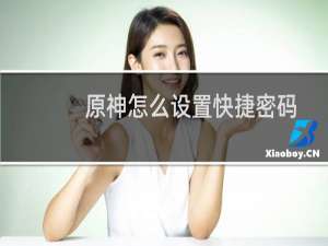 原神怎么设置快捷密码
