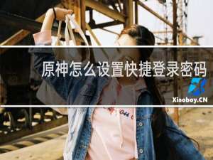 原神怎么设置快捷登录密码