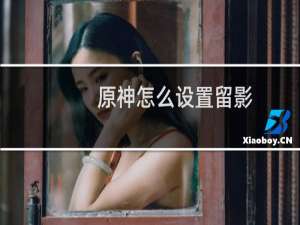 原神怎么设置留影