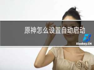 原神怎么设置自动启动