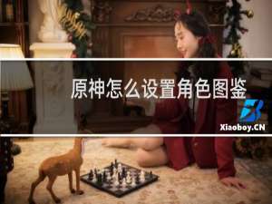 原神怎么设置角色图鉴