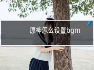 原神怎么设置bgm
