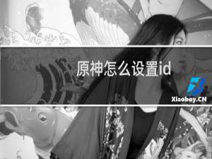 原神怎么设置id