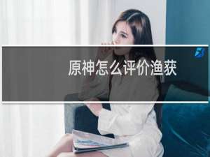 原神怎么评价渔获