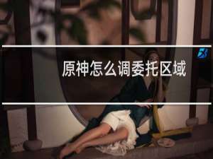 原神怎么调委托区域