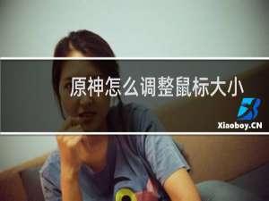 原神怎么调整鼠标大小