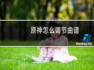 原神怎么调节曲谱