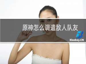 原神怎么调遣敌人队友