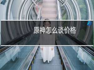 原神怎么谈价格