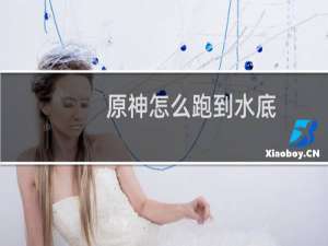 原神怎么跑到水底
