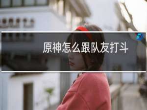 原神怎么跟队友打斗