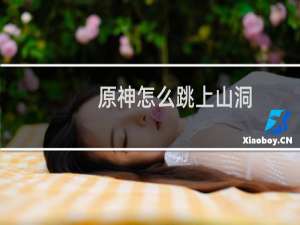 原神怎么跳上山洞