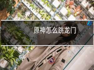 原神怎么跳龙门