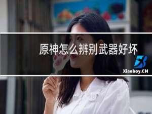 原神怎么辨别武器好坏