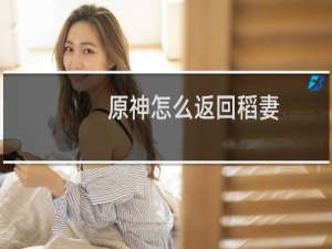 原神怎么返回稻妻