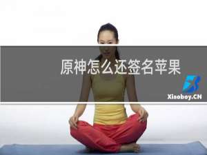 原神怎么还签名苹果