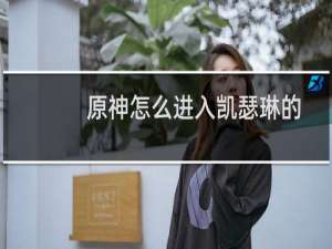 原神怎么进入凯瑟琳的