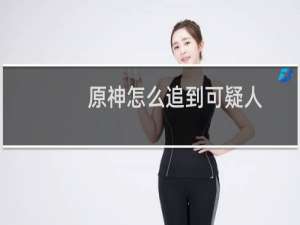 原神怎么追到可疑人
