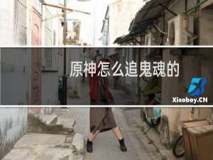 原神怎么追鬼魂的