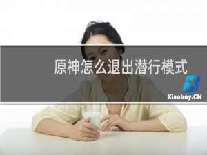 原神怎么退出潜行模式