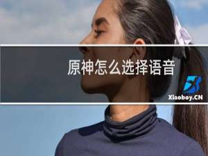 原神怎么选择语音