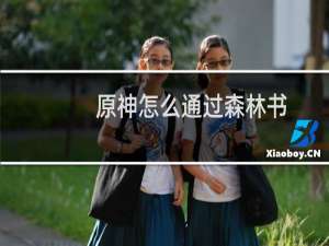原神怎么通过森林书