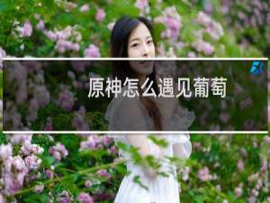 原神怎么遇见葡萄
