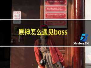 原神怎么遇见boss