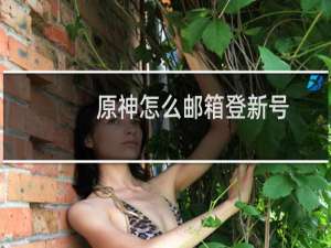 原神怎么邮箱登新号