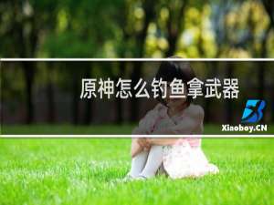 原神怎么钓鱼拿武器