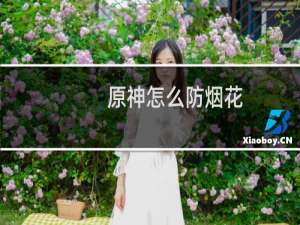 原神怎么防烟花