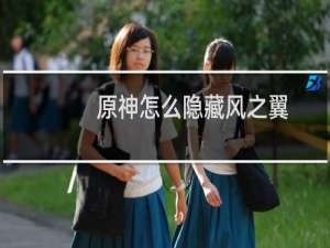 原神怎么隐藏风之翼