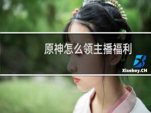 原神怎么领主播福利