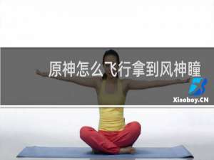 原神怎么飞行拿到风神瞳