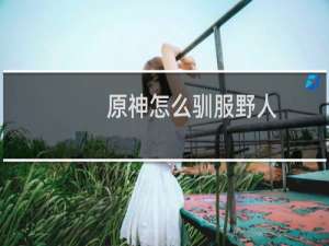 原神怎么驯服野人